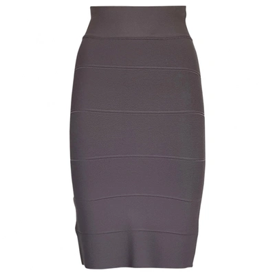 Pre-owned Bcbg Max Azria Skirt In Grey