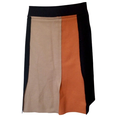 Pre-owned Jucca Wool Mid-length Skirt In Multicolour