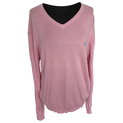 Pre-owned Polo Ralph Lauren Jumper In Pink