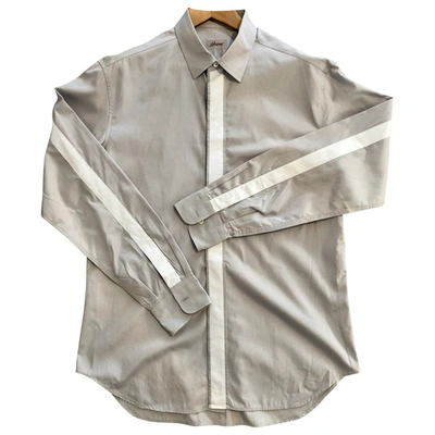 Pre-owned Brioni Shirt In Grey