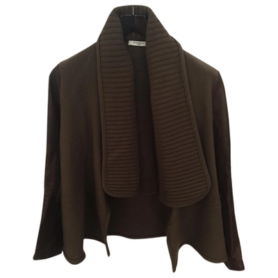 Pre-owned Givenchy Wool Cardigan In Khaki