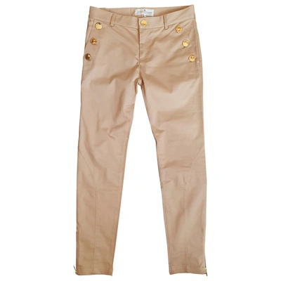 Pre-owned Designers Remix Trousers In Beige
