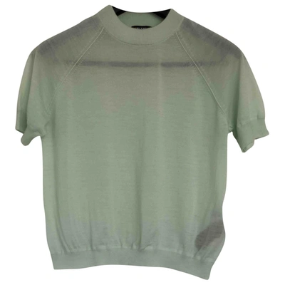 Pre-owned Whistles Cashmere Sweatshirt In Turquoise