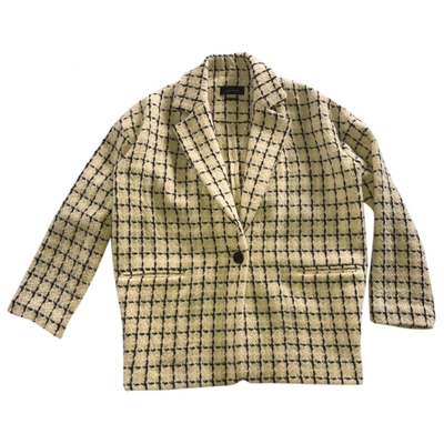 Pre-owned Isabel Marant Wool Cardi Coat In Beige