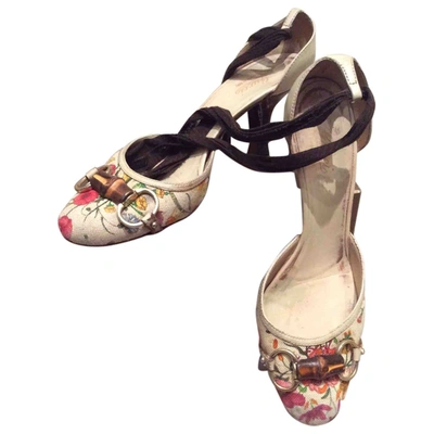 Pre-owned Gucci Leather Heels In Multi