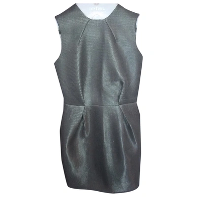 Pre-owned Pedro Del Hierro Dress In Silver