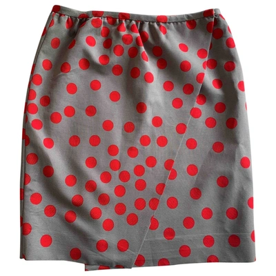 Pre-owned Moschino Cheap And Chic Skirt In Grey