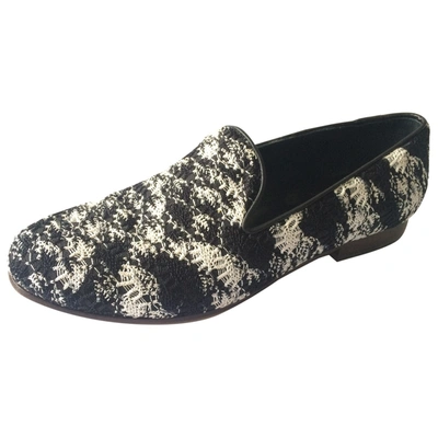 Pre-owned Missoni Black Tweed Flats