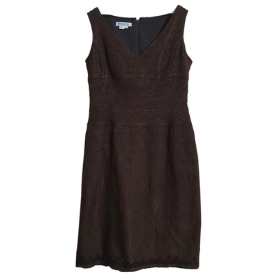 Pre-owned Kay Unger Mid-length Dress In Brown
