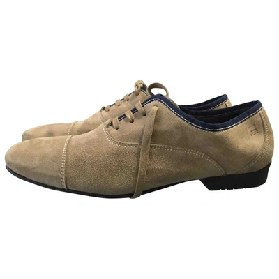 Pre-owned Fratelli Rossetti Lace Ups In Beige