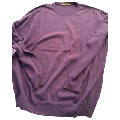 Pre-owned Emanuel Ungaro Purple Cotton Knitwear & Sweatshirts