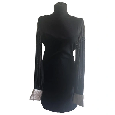 Pre-owned Dolce & Gabbana Wool Dress In Black