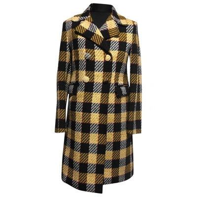 Pre-owned Pinko Coat In Yellow