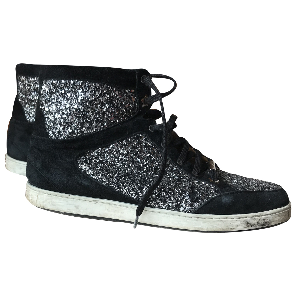 jimmy choo sparkly trainers