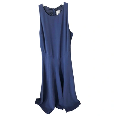 Pre-owned Iris & Ink Mid-length Dress In Blue