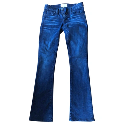Pre-owned Current Elliott Blue Denim - Jeans Jeans