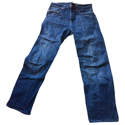 Pre-owned Levi's Trousers In Blue