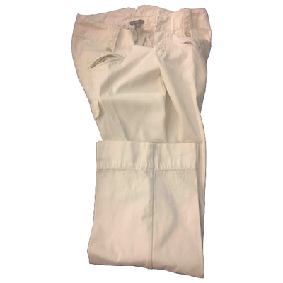 Pre-owned James Perse Large Pants In White