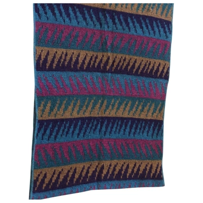 Pre-owned Missoni Wool Scarf In Multicolour