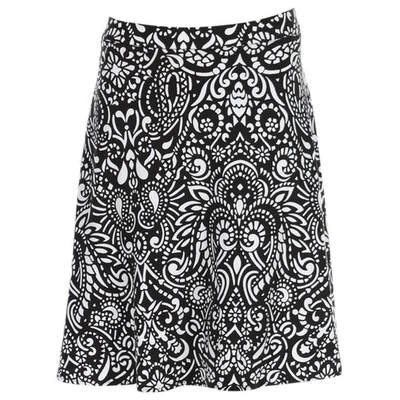 Pre-owned Cynthia Rowley Silk Mid-length Skirt In Multicolour