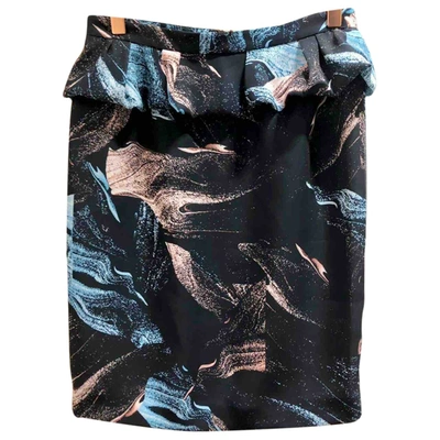 Pre-owned Maje Mid-length Skirt In Multicolour