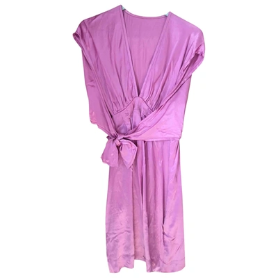 Pre-owned See By Chloé Silk Mini Dress In Pink