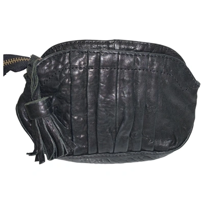 Pre-owned Sessun Black Leather Handbag