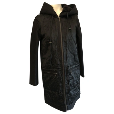 Pre-owned Lanvin Black Viscose Coat