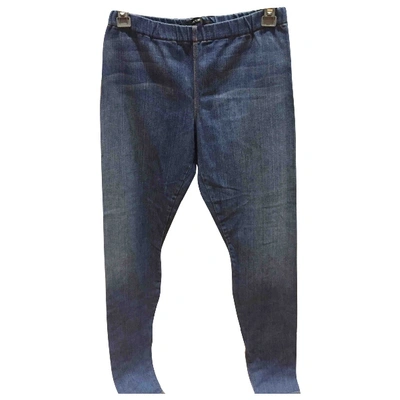 Pre-owned Joe's Blue Cotton Trousers