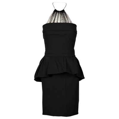Pre-owned Preen By Thornton Bregazzi Mini Dress In Black