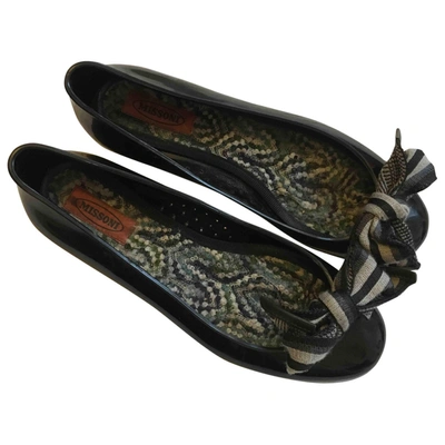 Pre-owned Missoni Ballet Flats In Black