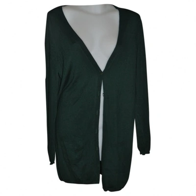 Pre-owned P.a.r.o.s.h Wool Cardigan In Green