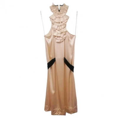 Pre-owned 3.1 Phillip Lim / フィリップ リム Silk Mid-length Dress In Gold