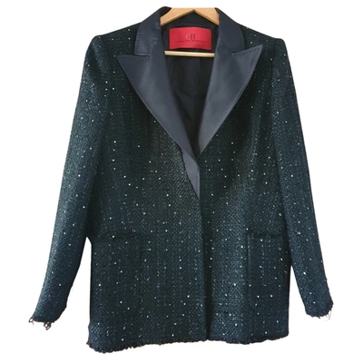 Pre-owned Carolina Herrera Black Polyester Jacket