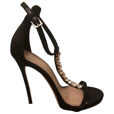 Pre-owned Dsquared2 Sandals In Black