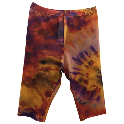 Pre-owned Msgm Multicolour Polyester Shorts