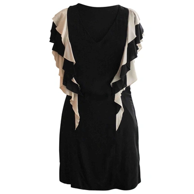 Pre-owned French Connection Mini Dress In Black
