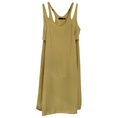 Pre-owned Alexander Wang Mid-length Dress In Yellow