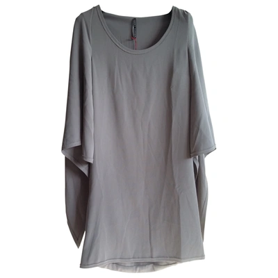 Pre-owned Liviana Conti Mini Dress In Grey