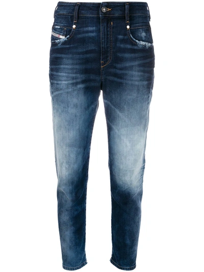 Diesel Fayza Boyfriend Jeans In Blue