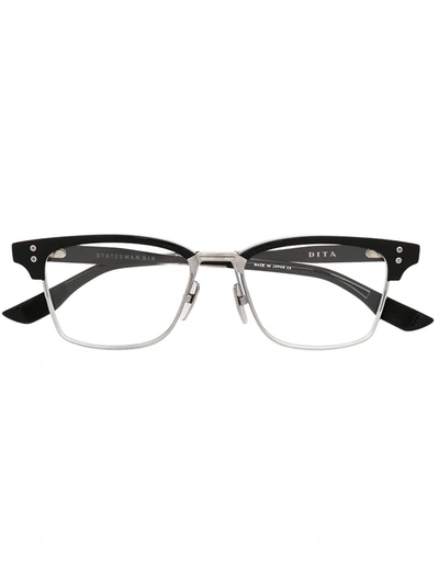 Dita Eyewear Statement Six Reading Glasses In Black