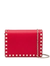 Valentino Garavani Small Rockstud Crossbody Bag In Red