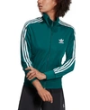 Adidas Originals Firebird Recycled Tricot Track Jacket In Noble Green