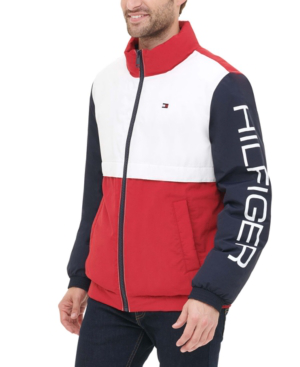 tommy hilfiger men's taslan nylon jacket