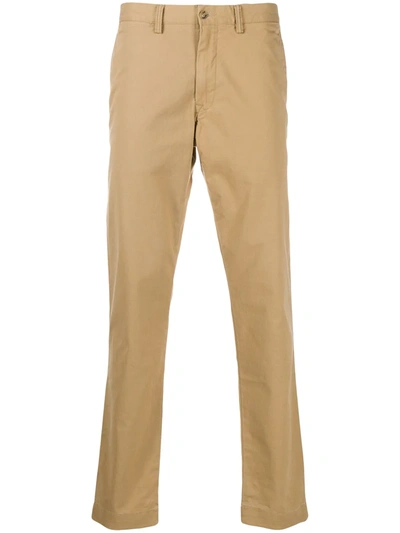 Polo Ralph Lauren Slim Fit Logo Chino Trousers In Neutrals