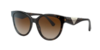 Emporio Armani Women's Sunglasses In Gradient Brown