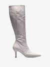 Marine Serre Knee High Sock Boots In Grey