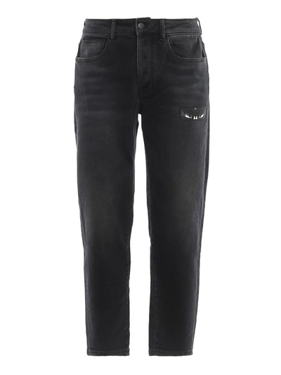 Marcelo Burlon County Of Milan Marcelo Burlon Men's Black Cotton Jeans