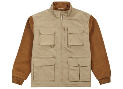 Pre-owned Supreme  Upland Fleece Jacket Light Brown