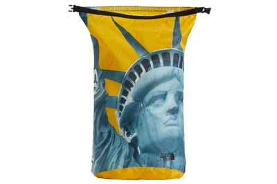 Pre-owned Supreme  The North Face Statue Of Liberty Waterproof Backpack Yellow